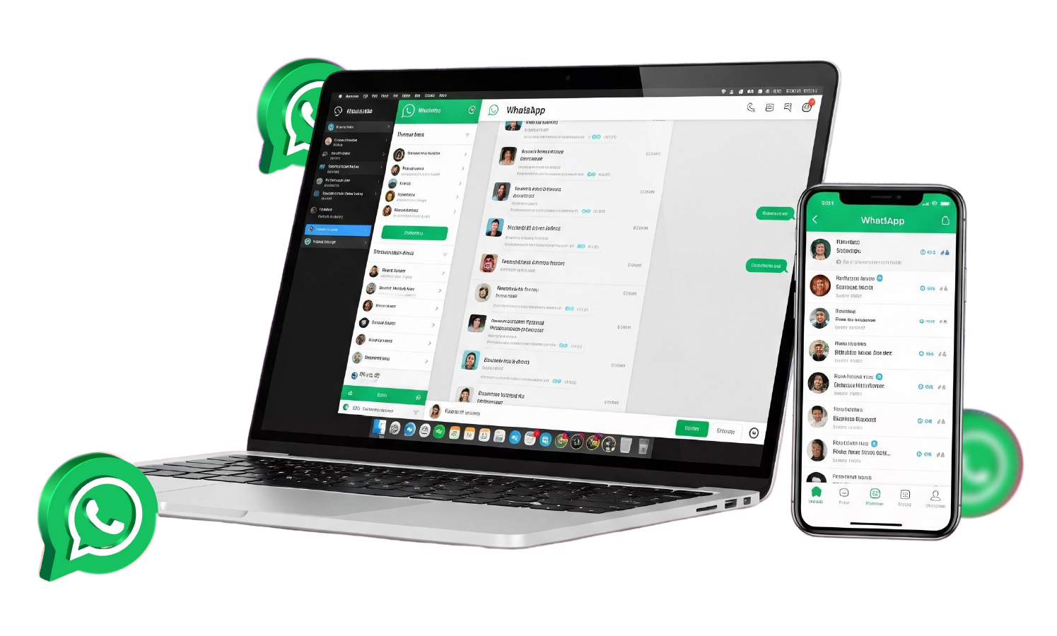 WhatsApp mockup